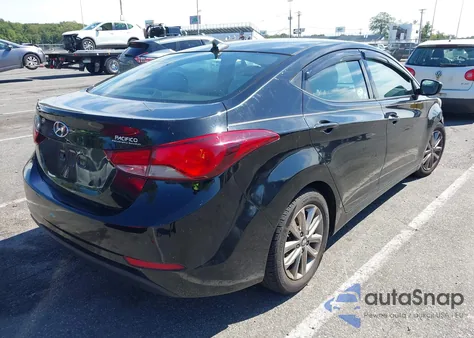 2014 Hyundai Elantra Se from USA, damaged, VIN 5NPDH4AE9EH478262